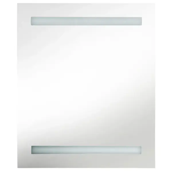 LED-valgustusega vannitoa peegelkapp 3 riiuliga, valge/hõbedane, 50 x 13,5 x 60 cm – 4