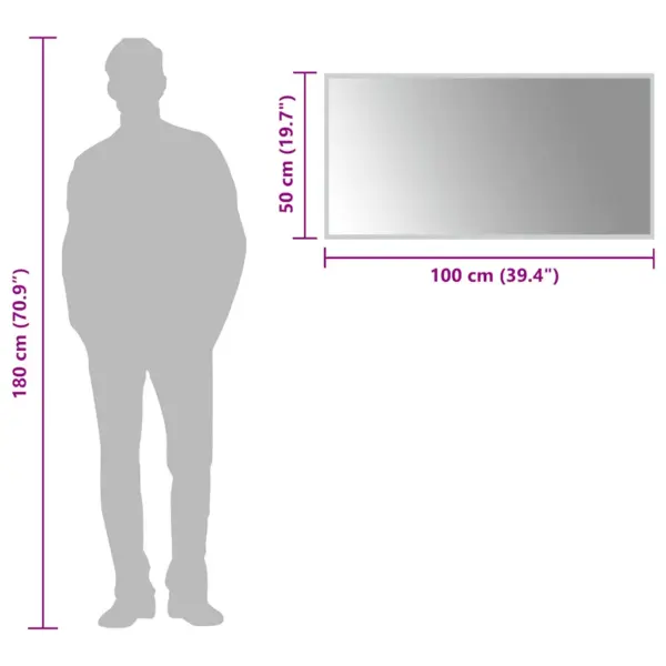 LED vannitoapeegel IP65 kaitsega, USB-liidesega, 100 x 50 cm – 6