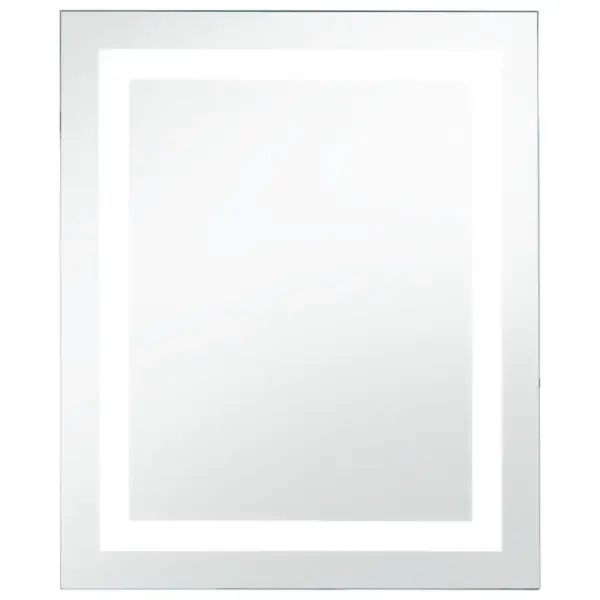 Vannitoa LED-seinapeegel puutetundliku lülitiga, hõbedane, 60 x 80 cm – 2