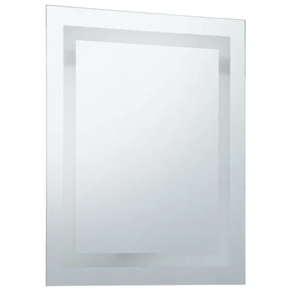 Vannitoa LED-seinapeegel puutetundliku lülitiga, hõbedane, 60 x 80 cm – 4