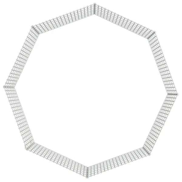 Lemmikloomade aedik 8 paneeli, tsingitud raud, hõbedane, iga paneel 54 x 60 cm – 7