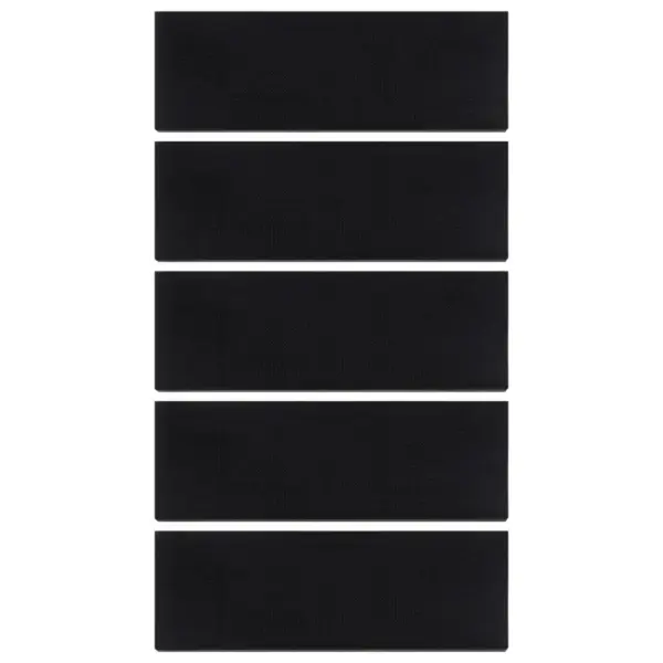 Libisemiskindel kummist trepiastme matt, must, 25 x 75 cm, 5 tk – 3