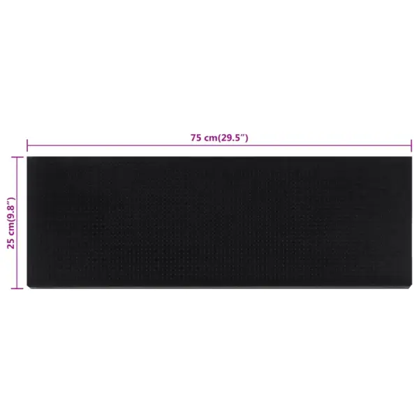 Libisemiskindel kummist trepiastme matt, must, 25 x 75 cm, 5 tk – 8