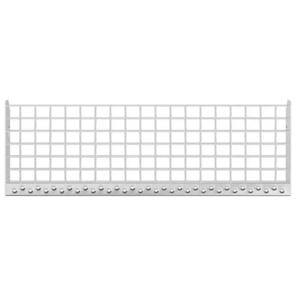 Libisemiskindel resttrepi aste, 70 x 24 x 7 cm, tsingitud teras, hõbedane – 7
