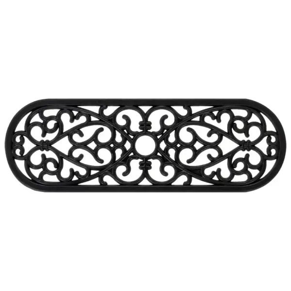 Libisemiskindlad kummist trepiastmematid 5 tk, must, 25 x 75 cm – 2