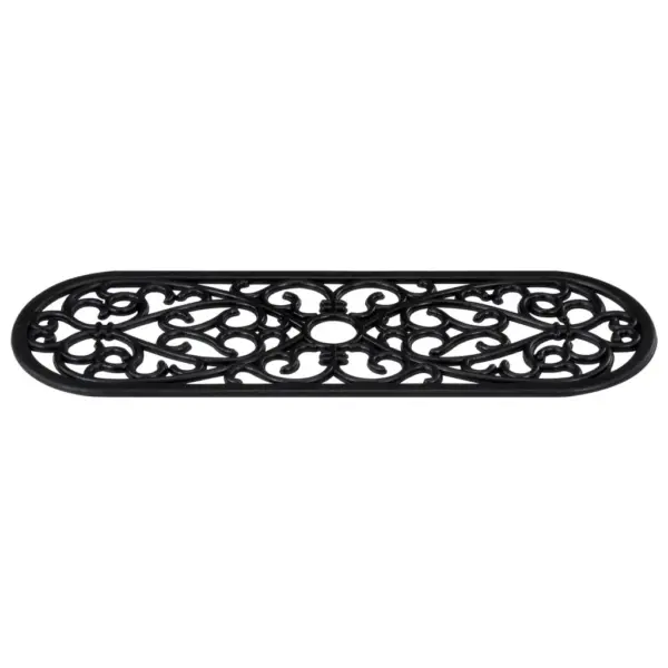 Libisemiskindlad kummist trepiastmematid 5 tk, must, 25 x 75 cm – 5