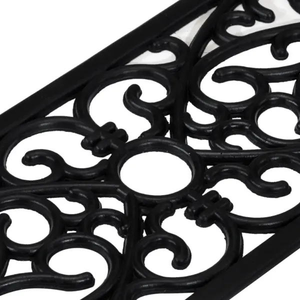 Libisemiskindlad kummist trepiastmematid 5 tk, must, 25 x 75 cm – 8