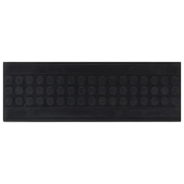 Libisemiskindlad kummist trepiastme matid, 5 tk, must, 25 x 75 cm – 2