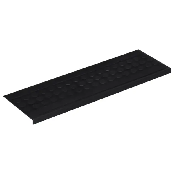 Libisemiskindlad kummist trepiastme matid, 5 tk, must, 25 x 75 cm – 4
