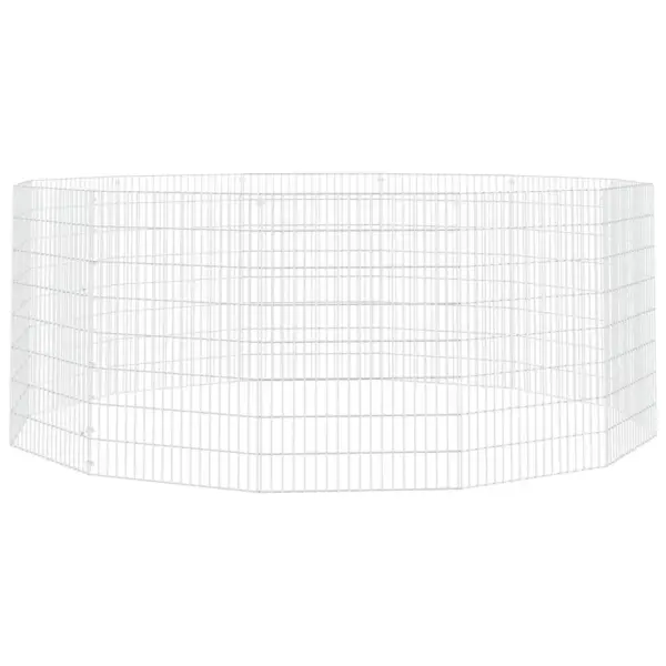 Loomaaedik 12 paneeli, tsingitud raud, hõbedane, iga paneel 54 x 80 cm – 2