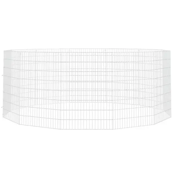 Loomaaedik 12 paneeli, tsingitud raud, hõbedane, iga paneel 54 x 80 cm – 3