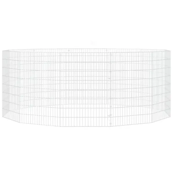 Loomaaedik 12 paneeli, tsingitud raud, hõbedane, iga paneel 54 x 80 cm – 4
