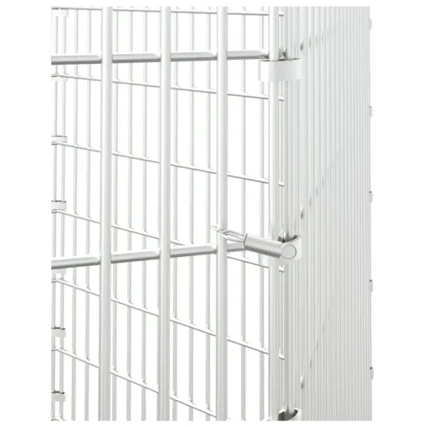 Loomade aedik 6 paneeli, tsingitud raud, hõbedane, paneel 54 x 80 cm – 6