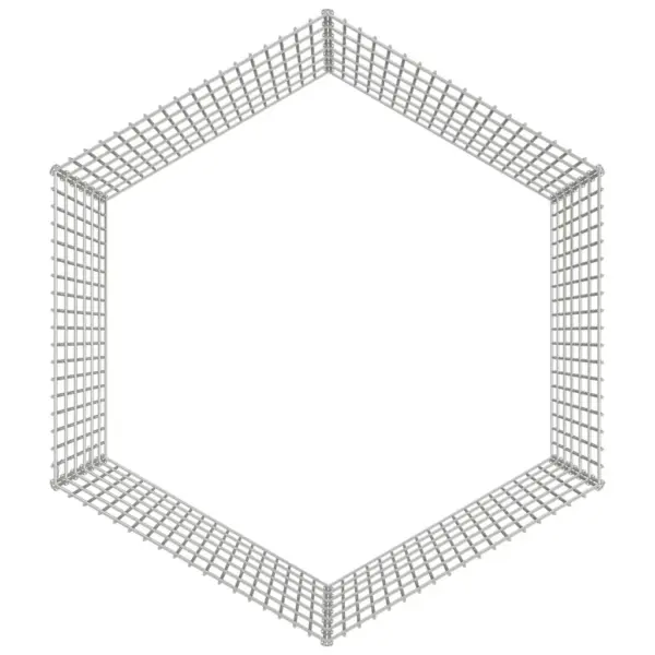 Loomade aedik 6 paneeliga, tsingitud raud, hõbedane, iga paneel 54 x 60 cm – 7