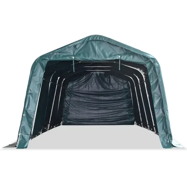 Loomatelk kariloomadele, PVC 550 g/m², tumeroheline, 3,3 x 8 m – 3