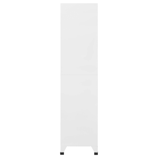 Lukustatav terasest hoiukapp 12 sektsiooniga, hall, 90 x 45 x 180 cm - 4