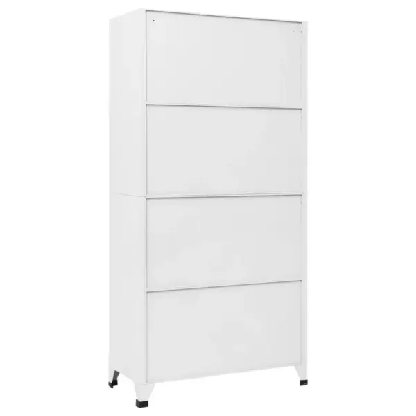 Lukustatav terasest hoiukapp 12 sektsiooniga, hall, 90 x 45 x 180 cm - 5