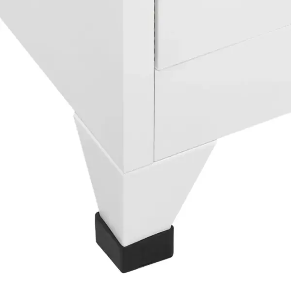 Lukustatav terasest hoiukapp 12 sektsiooniga, hall, 90 x 45 x 180 cm - 6