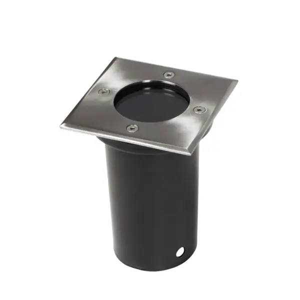 Maapinna süvisvalgustid IP67, kandiline, must ja hõbedane, GU10, 12 tk, 10,8 x 10,8 x 15 cm – 3