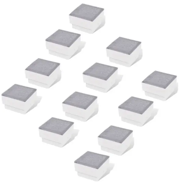 Maasisesed LED-aiavalgustid, soe valge, IP67, 12 tk, 100 x 100 x 68 mm – 2