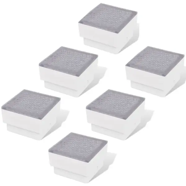 Maasisesed LED-aiavalgustid, soe valge, IP67, 6 tk, 100 x 100 x 68 mm – 2