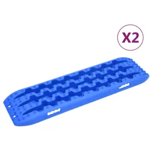 Maastiku veoplaadid 2 tk, sinine tugevdatud nailon, 106 x 30,5 x 7 cm, 10 t
