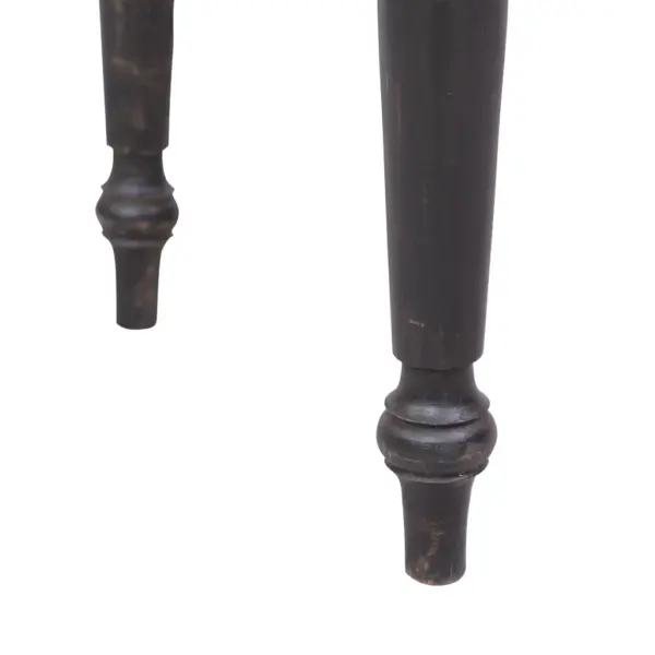 Mahagonipuidust kirjutuslaud 3 sahtliga, antiikpruun, 117 x 57 x 75 cm – 8