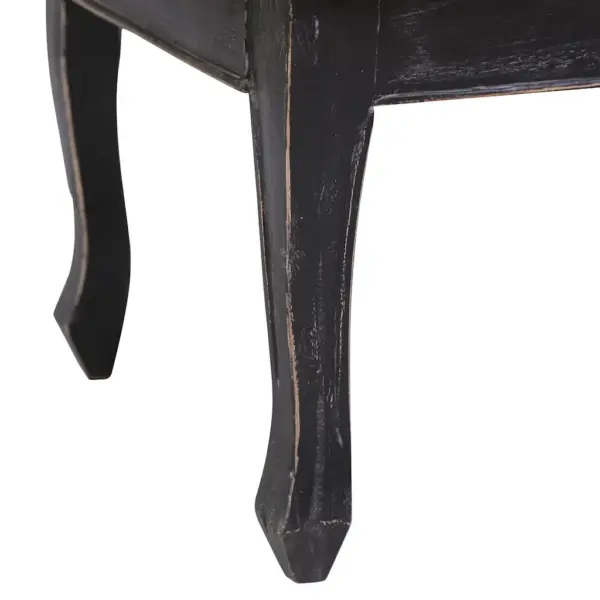 Prantsuse stiilis mahagonipuidust kohvilaud, must ja pruun, 120 x 60 x 45 cm – 5