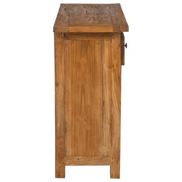 Mahagonipuidust puhvetkapp 2 sahtli ja riiuliga kapiga, pruun, 75 x 30 x 65 cm - 7