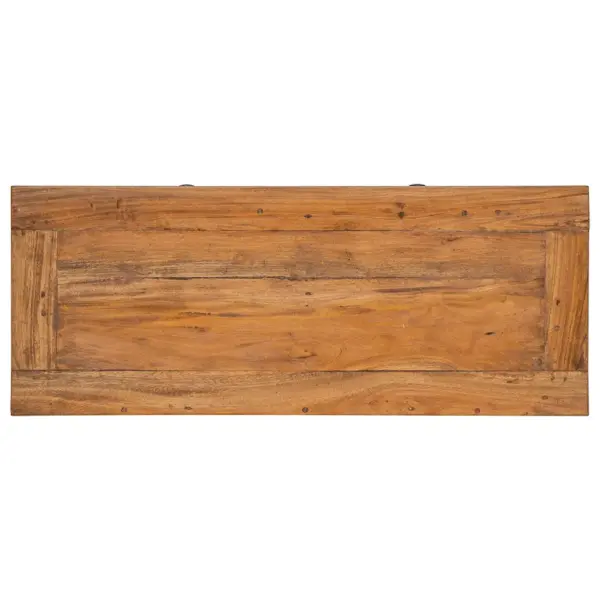 Mahagonipuidust puhvetkapp 2 sahtli ja riiuliga kapiga, pruun, 75 x 30 x 65 cm - 8