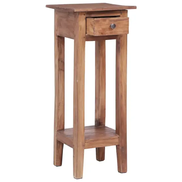 Mahagonipuidust taimealus, 30 x 30 x 75 cm, pruun – 2