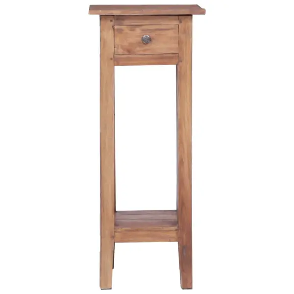 Mahagonipuidust taimealus, 30 x 30 x 75 cm, pruun – 4