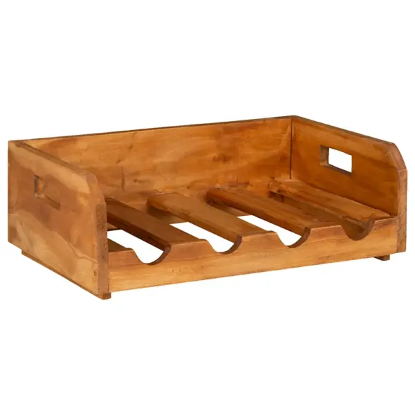 Mahagonipuidust veiniriiulid, 4 tk, 16 pudelile, käsitsi valmistatud, 46 x 30 x 15 cm – 4