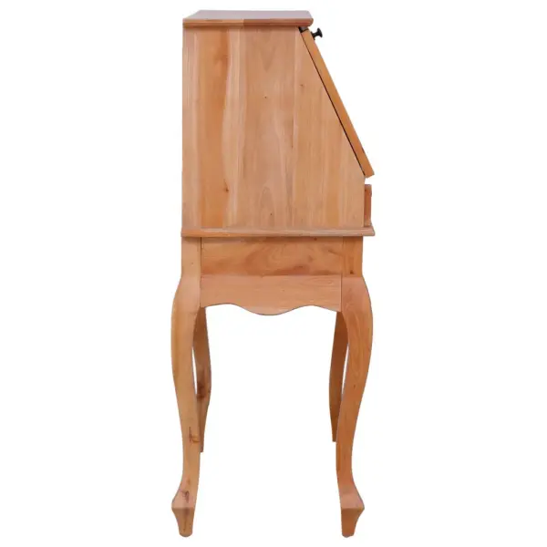 Mahagonist klappkirjutuslaud üleslükatava plaadiga, 9 sahtlit, 78 x 42 x 103 cm – 4