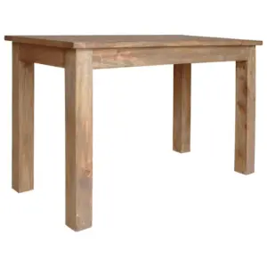 Mahagonist söögilaud taaskasutatud puidust, 120 x 60 x 77 cm