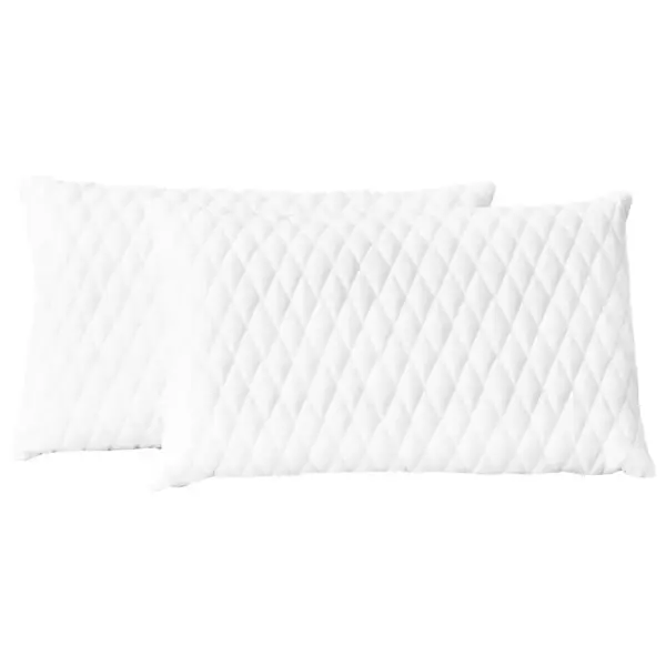 Mäluvahu padjad kaelatoega, 2 tk, 60 x 40 x 14 cm, valge – 2