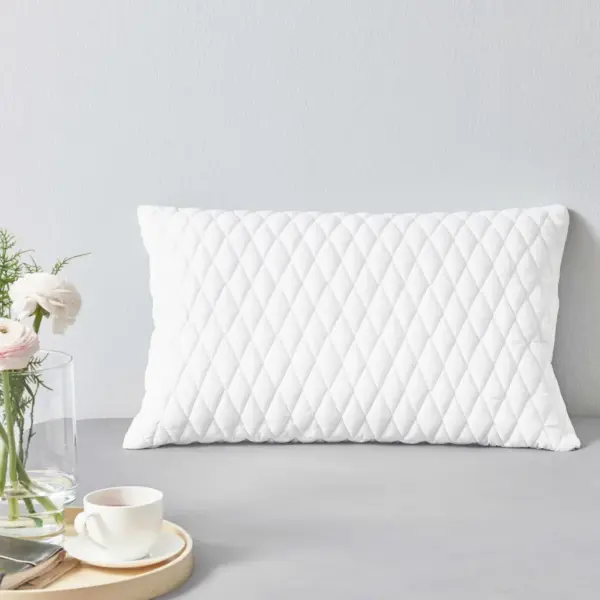 Mäluvahu padjad kaelatoega, 2 tk, 60 x 40 x 14 cm, valge – 3