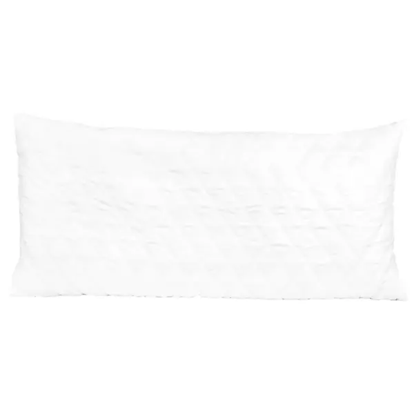 Mäluvahu padjad, 2 tk, 80 x 40 x 14 cm, valge, polüesterkattega – 5