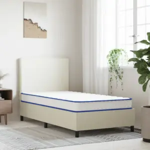 Mäluvahuga pööratav madrats, pehme, valge, 200 x 90 cm, 17 cm paks
