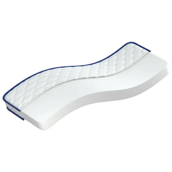 Mäluvahuga pööratav madrats, pehme, valge, 200 x 90 cm, 17 cm paks - 2