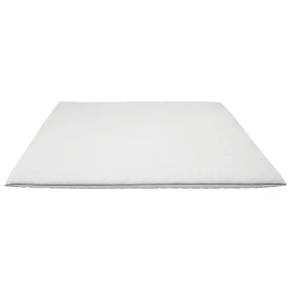 Mäluvahust pealismadrats 140 x 200 x 6 cm, pestava kattega, valge-sinine – 3