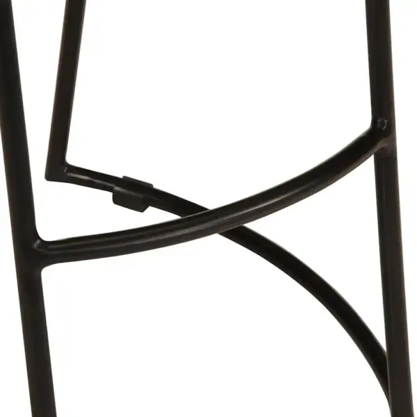 Mangopuidust baaripukid metallraamiga, 2 tk, pruun ja must, 41 x 44 x 76 cm – 8