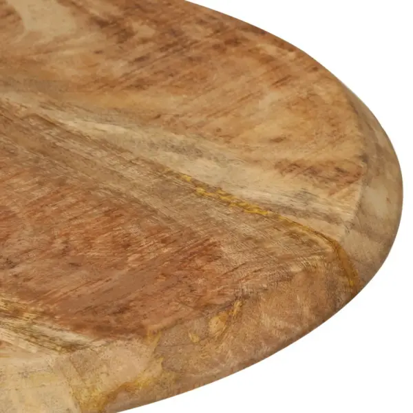 Mangopuidust ja terasest baaritoolid jalatoega, 2 tk, 38 x 76 cm – 5