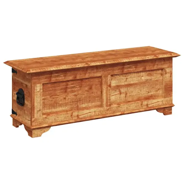Mangopuidust hoiukast vahaviimistlusega, käsitsi valmistatud, 110 x 35 x 40 cm – 7