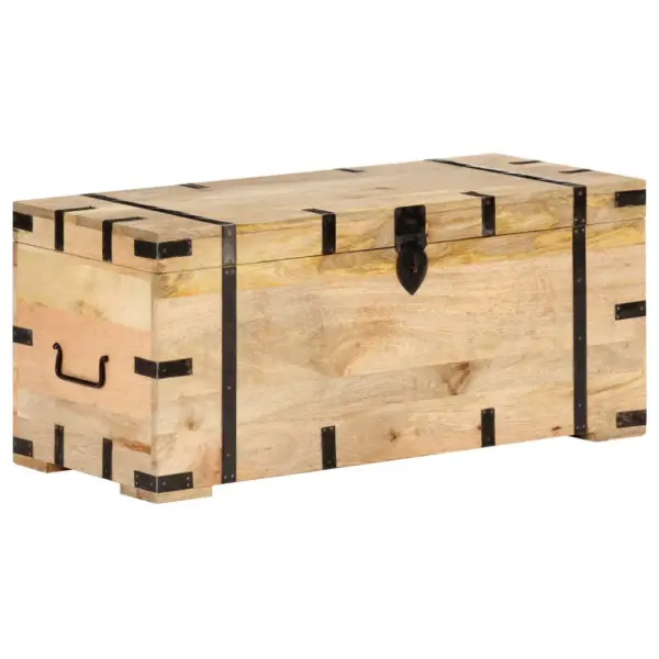 Mangopuidust hoiukirst ja esikupink, 90 x 40 x 40 cm – 8