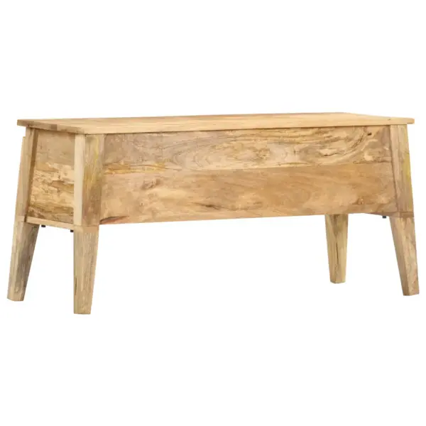 Mangopuidust hoiupink hoiukastiga, pruun, 99 x 35 x 48 cm - 11