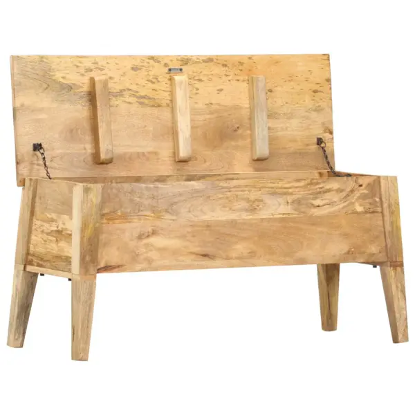 Mangopuidust hoiupink hoiukastiga, pruun, 99 x 35 x 48 cm - 3