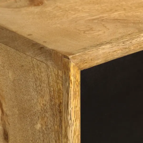 Kirjutuslaud 2 sahtliga, mangopuidust, 130 x 50 x 80 cm - 6