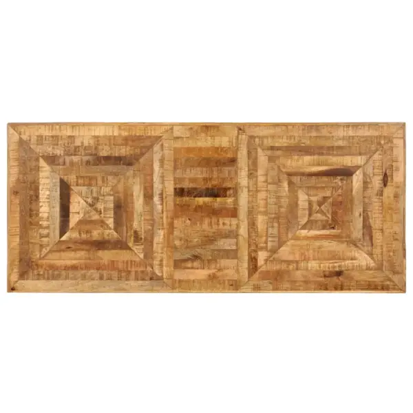 Mangopuidust kirjutuslaud terasjalgadel, 118 x 50 x 75 cm – 5