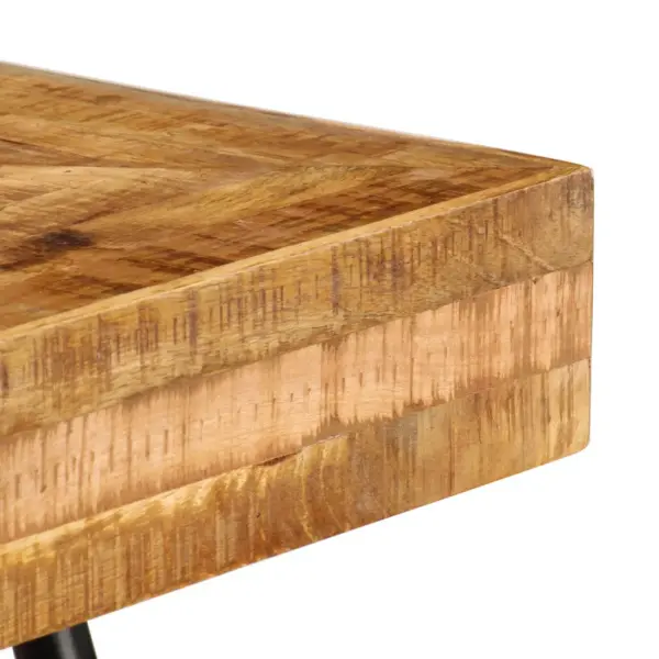 Mangopuidust kirjutuslaud terasjalgadel, 118 x 50 x 75 cm – 7